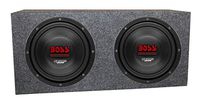 2) Boss CH12DVC 12" 3600W Car Subwoofers Subs Woofers 4 Ohm+Sealed Box Enclosure