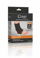 Curad Neoprene Pull-Over Ankle Support with Open Heel, X-Large