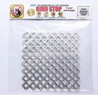 2/pkg-Dryer Vent Bird Guards - Bird Stop inserts - Bird Guard - Dryer Vent Grill - Pest Guard - Stop Birds From Nesting in Dryer Vent Pipes and Bathroom Vent Pipes