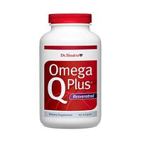 Dr. Sinatra’s Omega Q Plus Resveratrol - Omega-3 Supplement with CoQ10 and Resveratrol - Promotes Comprehensive Heart and Whole Body Health to Help You Age Well (180 softgels)