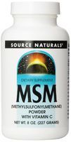 Source Naturals MSM (Methylsulfonylmethane), Powder, 8 Ounce