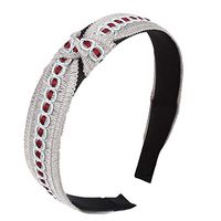 HNTDG New Headbands Hand-Woven Bowknot Wide - Brimmed Headband Decorates Fashion Women Hair Band