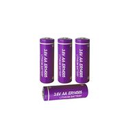 4PCS 14505 AA Size 3.6V 2400mAH Lithium Batteries