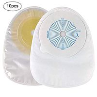 CELECARE Disposable Colostomy Bags One-Piece Closed Stoma Bag,Max Cut to Fit 20-65MM (3/4"-2 1/2") 10pcs C001