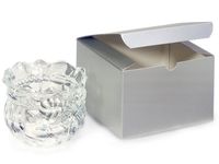 SILVER GLOSS Gift Boxes 6 x 6 x 4"100% Recycled Gloss Tint - 1 Pc Box (1 unit, 100 pack per unit.)