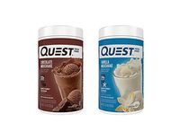 Quest Protein Powder 2-Pack: 1.6 Pound Vanilla and Chocolate Bundle