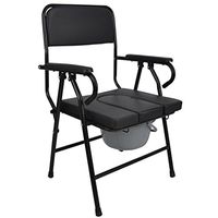 SunHai Chair Bath Chair Toilet seat Collapsible Pregnant Women Old Man Potty Chair Sturdy Waterproof Stainless Steel