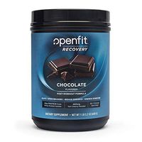 Openfit Recovery Chocolate Flavored Post-Workout Formula w/20g Whey Protein Isolate, Tart Cherry, No Artificial Flavors, 20 Servings