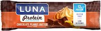 LUNA Protein - Gluten Free Protein Bar - Chocolate Peanut Butter - (1.59 Ounce Snack Bar, 6 Count)
