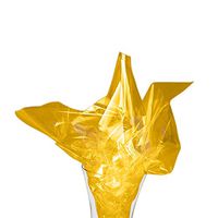 Dark Yellow Plastic Cello Film 40" X 100'