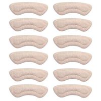 Heel Cushion Inserts Heel Grips Heel Pads - Reusable Self-Adhesive Shoe Inserts Liners for Men and Women's Loose Shoes, Shoe Pads for Preventing Heel Slipping, Rubbing, 6 Pairs