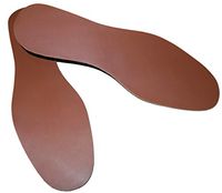 Shoeslulu Handcrafted Thin Cushioning Leather Insoles with Activated Carbon Odor Control (Full Size, British Tan [US Men 8~8.5/EU 41])
