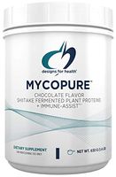 Designs for Health MycoPure Chocolate Mushroom Protein, Keto + Vegan (1.4lb / 15 Servings)