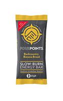 Fourpoints Energy Bars, Backcountry Banana Bread, Plant Based Hemp Protein, (2.5oz, Box of 12), Vegan, Paleo, Gluten Free, NO Addded Sugar