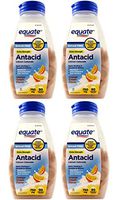 Equate Extra Strength Sugar Free Antacid Orange Cream Flavor, 90 Count, Pack of 4