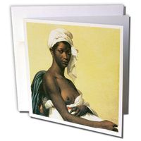 3dRose Portrait of a Negress by Marie-Builleine Benoist Greeting Cards, Set of 6 (gc_127962_1)