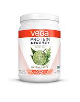 Vega Protein & Energy Matcha Latte (15 Servings, 18.3 oz) - Plant Based Vegan Non Dairy Protein Powder, Keto-Friendly, Gluten Free,  Keto, MCT Oil, Non GMO