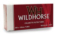 Wildhorse Cigarette Filter Tubes - Red - 100's