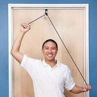 Norco Over The Door Economy Shoulder Pulley for Physical Therapy. Rehab Indications - Frozen Shoulder, Rotator Cuff, Arthritis, Tendonitis, Bursitis, Surgery, Stroke, Range of Motion, Flexibility.