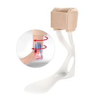 ZJchao Foot Drop Orthosis, Adjustable Foot Drop Orthosis Ankle Corrector Brace Support Protection Correction Splint(Right S (35-38 Yards))