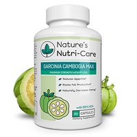 Nature's Nutri-Care Garcinia Cambogia Maximum Weight Loss - 95% HCA – Best Weight Loss Supplement - 1500 mg Daily – Highly Potent Appetite Suppressant - Made in USA - Capsule Count 180