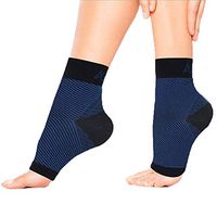 AITREASURE Ankle Compression Sleeve Arch Supports for Plantar Fasciitis Socks (One Pair of Socks, Size L)