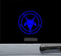 Baphomet Vinyl Decal Sticker (BLUE)