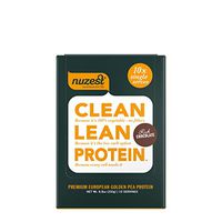 Nuzest Clean Lean Protein - Premium Vegan Protein Powder, Plant Protein Powder, European Golden Pea Protein, Dairy Free, Gluten Free, GMO Free, Naturally Sweetened, Rich Chocolate, 10 Count