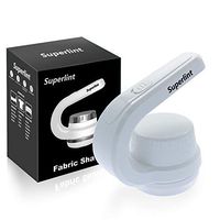 SUPER LINT Fabric Shaver and Lint Remover, Battery Operated Sweater Shaver Best Fuzz Pill Bobble Remover for Bedding, Clothing and Furniture, White