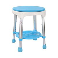 RGLZY Elderly Shower Bench Bath Chair with 360° Rotatable Shelf Stool Surface, for Pregnant Woman Elderly Disabled Kids