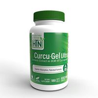 Curcu-Gel Ultra 650 mg BCM-95® (CURCUGREEN®) Enhanced Absorption Bio-Curcumin Complex (Soy-Free & Non-GMO) (500mg Total Curcuminoids with Essential Oils of Turmeric Rhizome) 180 Softgels
