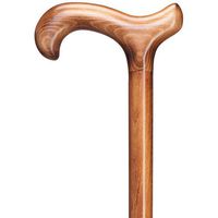 Men Derby Cane Scorched Ramin Wood  -Affordable Gift! Item #DHAR-9762209