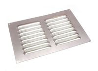 Pack of 2 Aluminium Louvre Air Vent Ventilator Grille Cover 9 X 6 225Mm X 150Mm