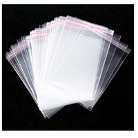 200 Pcs 4x6 Clear Resealable Cello Cellophane Bags Good for Bakery, Candle, Soap, Cookie Poly Bags
