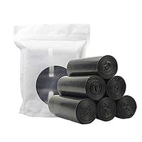 Disumos Small Trash Bags（150 Counts of 5 Rolls）(Black)