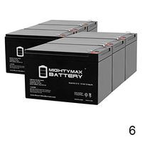 Mighty Max Battery New 12V 12AH SLA Battery for Hoveround Activa Wheelchair - 6 Pack Brand Product