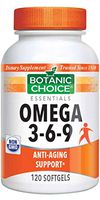 Botanic Choice Omega 3-6-9 1,000 mg, 120 Soft gels