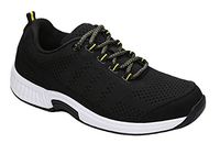 Orthofeet Best Plantar Fasciitis Shoes. Proven Foot and Heel Pain Relief. Extended Widths. Orthopedic, Diabetic, Bunions Women’s Sneakers, Coral Black