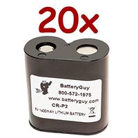 BatteryGuy 20 x CR-P2 6V 1400mah Lithium Battery
