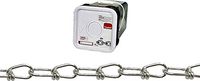 Campbell 0754126 Low Carbon Steel Inco Double Loop Chain in Square Pail, Zinc Plated, #1 Trade, 0.11" Diameter, 450' Length, 155 lbs Load Capacity