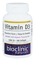 Bioclinic Naturals - Vitamin D3 1000 IU 180 softgels