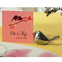 Name Place Card Holder Wedding Party Table Number with Bird Decor