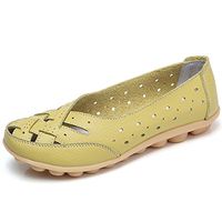 Women Shoes, Soft Lady Flats Sandal ✦◆HebeTop✦◆ Leather Ankle Casual Slipper Single Shoes Green