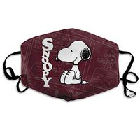 SSUJ7 Snoopy Sitting Men Women Adjustable Earloop Mouth Guard Anti-Dust Washable Reusable Mouth Guard for Kids Teens Adults Anti Pollution,Anti-smog