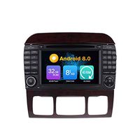 KUNFINE 8 Core Android 9.0 Car DVD GPS Navigation Headunit Car Stereo Multimedia Player Car Radio for Benz S Class W220 S280 S420 S430 S320 S350 S400 S500 Steering Wheel Control Map of North America