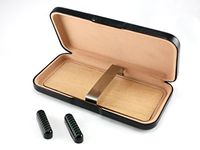 Skyway Cobra Cigar Case Holder Travel Humidor with Humidifier Black Crushproof - 4 Cigar