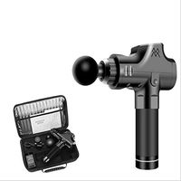 Massage Gun, Professional Percussion Massager with Carrying Case, 3 Speed Handheld Deep Tissue Massage Gun with Super Quiet Brushless Motor for Sore Muscle Back Pain Relieves (Black)