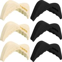 6 Pairs Toe Filler Insert Adjustable Shoe Filler Unisex Reusable Shoes Big Toe Plug Foot Brace Pads to Make Big Shoes Fit