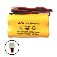 BP2-A Dual-LITE Ni-CD 2.4v 600mAh CSXWREB3 HUBBEL Battery BP2A BP2-0A 0BP2-0A 2.4v 600mAh Ni-CD Battery Pack Replacement for Exit Sign Emergency Light