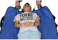 HNYG 39"x47" Transfer Blanket with Reinforced Handle for Patient Transfer, Turning, and Repositioning in Beds, Hospitals and Home Care, Sturdy Position Bed Pad (Blue)